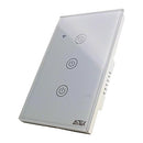 Interruptor Inteligente 3 Botão Touch Wifi Alexa Siri Google Automação Residencial