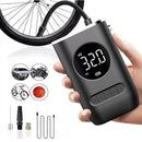 Mini Compressor de Ar Calibrador Portátil de Pneus Display Digital LED Bomba Elétrica com Bateria Recarregável 4000mAh Para Emergências Domésticas