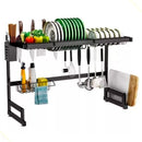 Escorredor E Organizador De Pia Kitchen Rack Aço Inox 85cm