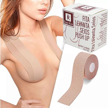 Fita Levanta Seios Push Up 5 Metros Sutiã Invisível
