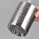 Porta Talheres Vazado Organizador Inox Redondo