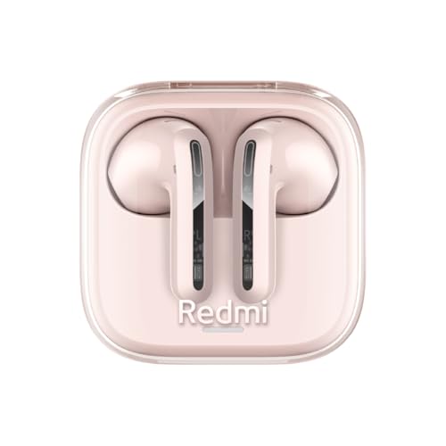 Xiaomi Redmi Buds 6 Active, Fones de Ouvido Sem Fio, Versão Global (Rosa)