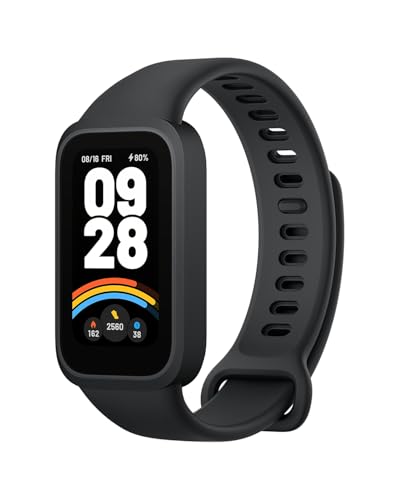 Xiaomi Smart Band 9 Active Global Version 1,47'' Display 18 dias modos de vida útil da bateria monitoramento de saúde e fitness durante todo o dia 5ATM - preto
