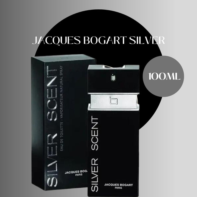 Perfume Jacques Bogart Silver Scent 100ml Masculino  Original Selo ADIPEC
