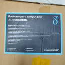 Gabinete Gamer Amarelo RGB Compatibilidade Placas-Mãe ATX e M-ATX USB 3.0 Áudio e Microfone