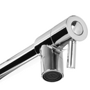 Torneira Gourmet Monocomando 50cm Cromada – Água Quente e Fria, Ducha Flexível, Bica Giratória