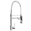 Torneira Gourmet Monocomando 50cm Cromada – Água Quente e Fria, Ducha Flexível, Bica Giratória