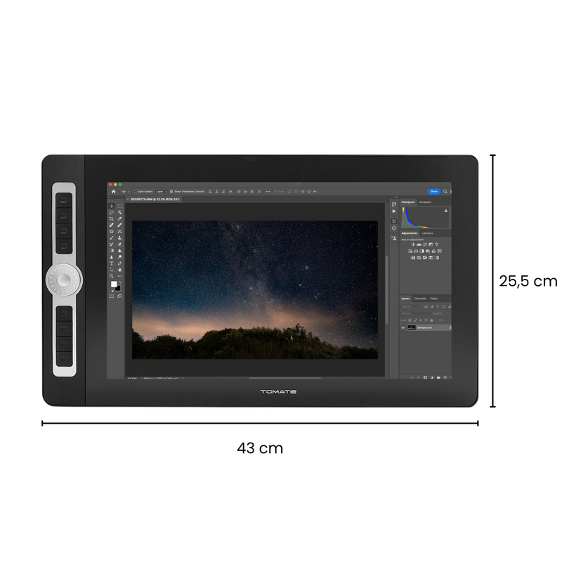 Mesa Digitalizadora 15,6" Polegadas Com Tela Display Full Hd Com Caneta Touch