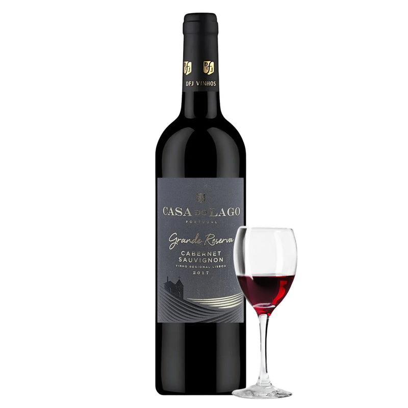 Vinho Tinto Suave Português Cabernet Sauvignon Casa do Lago Grande Reserva 750ml
