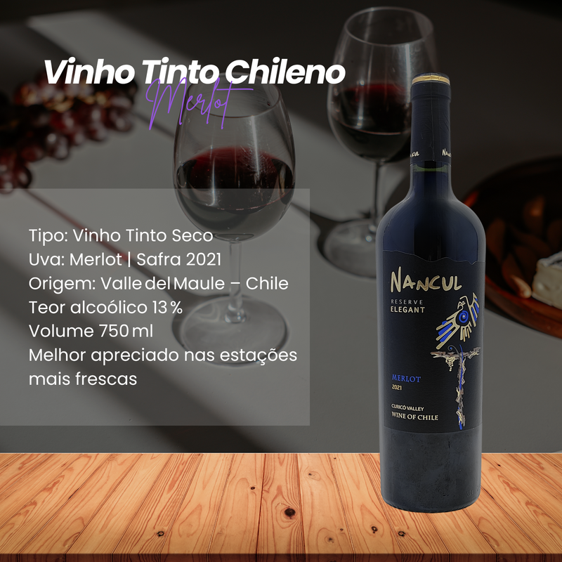 Vinho Nancul Reserve Elegant Merlot 750 Ml