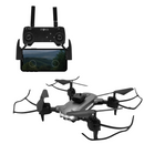Drone Profissional Wi-Fi Dobrável com Câmera 720p HD GPS e Sensor de Obstáculo 1800mAh - Acompanha 2 Baterias (Preto)