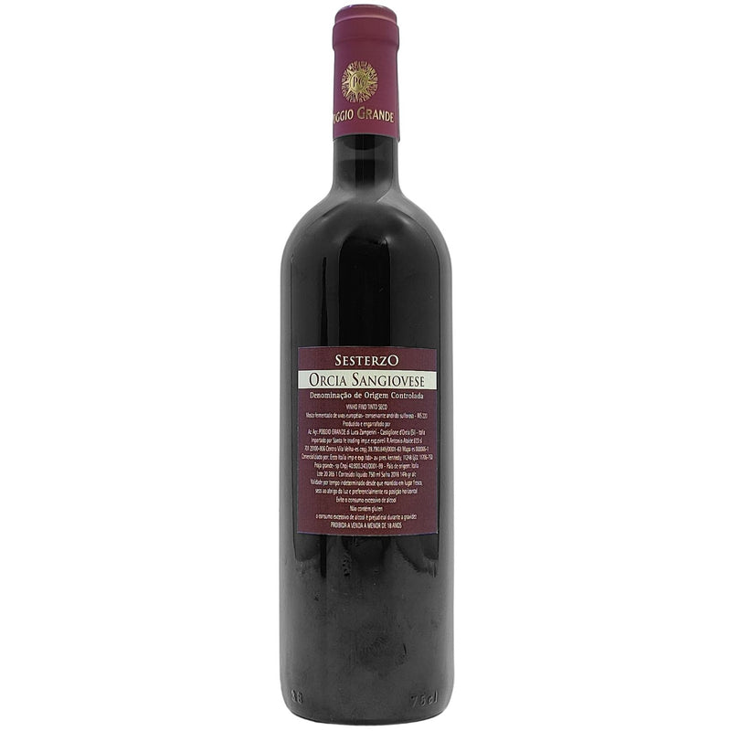 Vinho Tinto Seco Italiano Poggio Grande Sangiovese 750ml