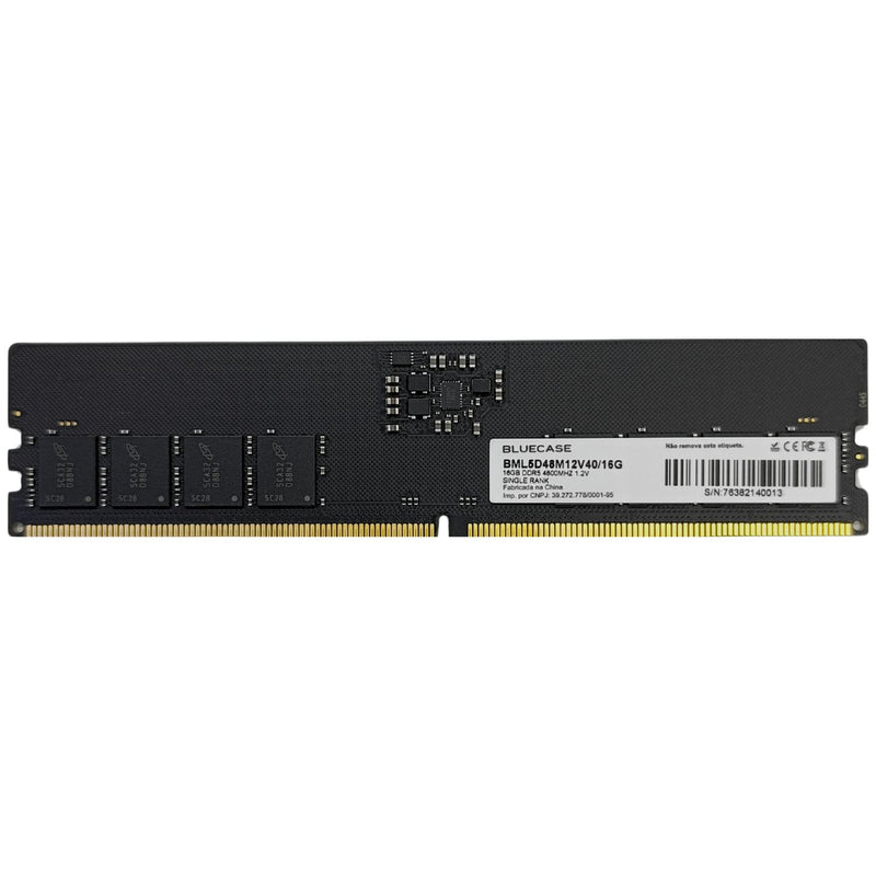 Memória Ram 16gb DDR5 4800 mhz Bluecase