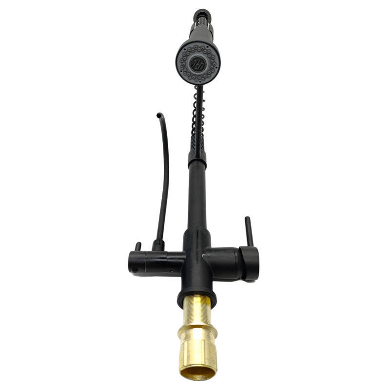 Torneira Gourmet Stillus Home Monocomando Giratório 360º com Entrada para Filtro Preto