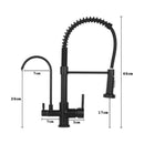 Torneira Gourmet Stillus Home Monocomando Giratório 360º com Entrada para Filtro Preto