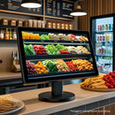 Smart Totem Digital FullHD 21.5" Octa-Core Android 12 Alto Falantes E Microfone Autoatendimento Comercial