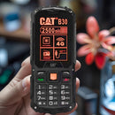 Celular Para Idosos Teclado Grande Capterpillar B30 4g Cor Preto/laranja