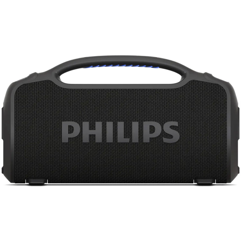 Caixa de Som Boombox Philips Boombeat Preto LED Bluetooth 4500 mAh 200W RMS Proteção Água e Poeira