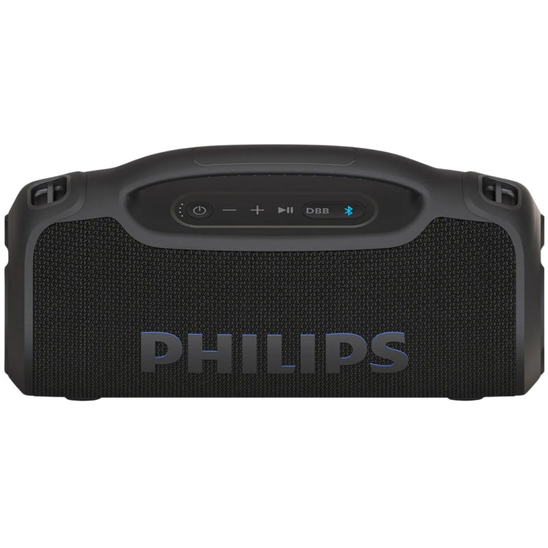 Caixa de Som Boombox Philips Boombeat Preto LED Bluetooth 4500 mAh 200W RMS Proteção Água e Poeira