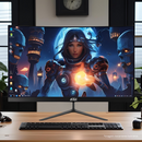 Aitek Monitor Gamer 23,8" Full HD 200Hz taxa atualização 1ms com porta P2 para Headphone e HDMI