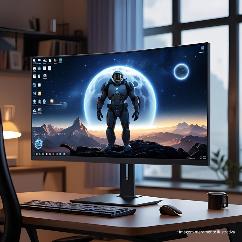 Monitor Gamer LED 27'' Aitek DELTA-M2712A PRO – Full HD, 180Hz, 1ms | Imagens Impecáveis e Velocidade para Sua Vitória
