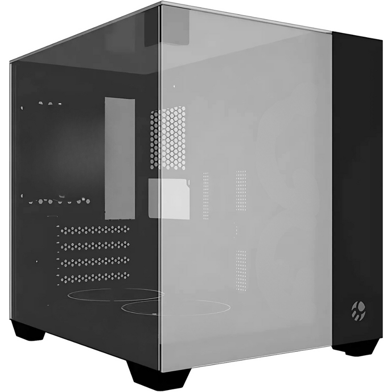Gabinete Gamer Bluecase Vegas BG-059B – Panorâmico, Vidro Espelhado, Dual Chamber e Suporte Watercooler 240mm