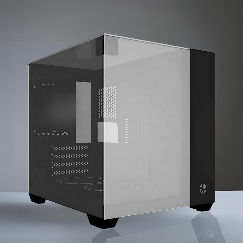 Gabinete Gamer Bluecase Vegas BG-059B – Panorâmico, Vidro Espelhado, Dual Chamber e Suporte Watercooler 240mm