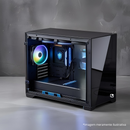 Gabinete Gamer Bluecase Vegas BG-059B – Panorâmico, Vidro Espelhado, Dual Chamber e Suporte Watercooler 240mm