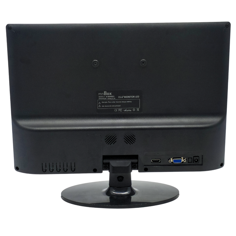 Monitor Gamer Mnbox 15.6 Polegadas LED , 50HZ, Full HHD, HDMI, VGA Alta Luminosidade