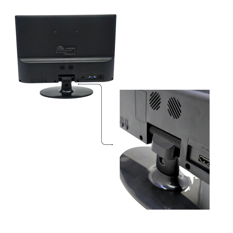 Monitor Gamer Mnbox 15.6 Polegadas LED , 50HZ, Full HHD, HDMI, VGA Alta Luminosidade