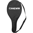 Raquete Beach Tennis Camewin Amarela com Estojo – Fibra de Vidro, Carbono e EVA Soft – 320g