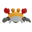 Brinquedo De Caranguejo Fujão Que Anda Com Led E Música, Interativo Para As Crianças, Ajuda no Desenvolvimento Da Coordenação Motora, Estimulando a Mobilidade Tendo Sensores De Escapes USB (Laranja)