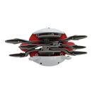 Brinquedo De Caranguejo Fujão Que Anda Com Led E Música, Interativo Para As Crianças, Ajuda no Desenvolvimento Da Coordenação Motora, Estimulando a Mobilidade Tendo Sensores De Escapes USB (Laranja)