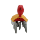 Brinquedo De Caranguejo Fujão Que Anda Com Led E Música, Interativo Para As Crianças, Ajuda no Desenvolvimento Da Coordenação Motora, Estimulando a Mobilidade Tendo Sensores De Escapes USB (Laranja)