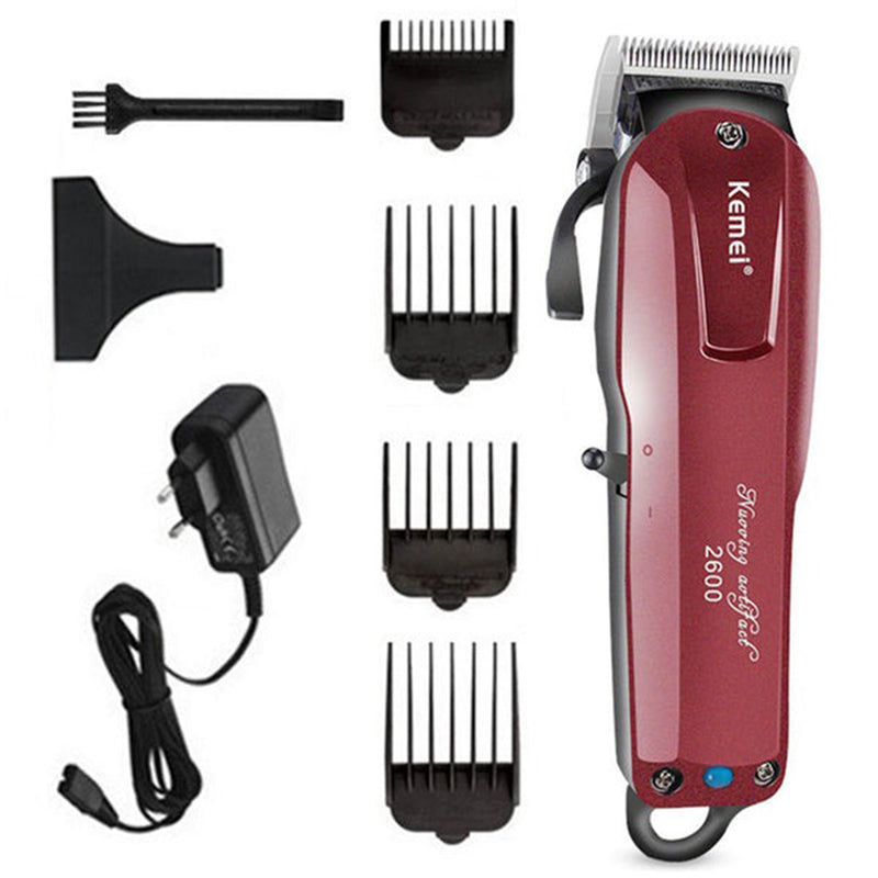 Professional Hair Clippers for Men Rechargeable Barber Set Cordless Professional Hair Clippers For Barbers Trimmer For Family use km-2600