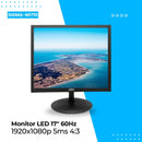Monitor 17" LED Full HD 4:3 com HDMI, VGA e Alto-Falantes Integrados SIGMA-M1710 Aitek