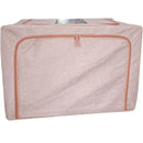 Caixa Organizadora Para Roupas E Roupa De Cama Multiuso 66 Litros Com Zíper E Duas Aberturas Luatek