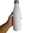 Garrafa Térmica 500ml De Aço Inox Paramount Com Camada Dupla Isolada A Vacuco (Branco)