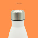 Garrafa Térmica 500ml De Aço Inox Paramount Com Camada Dupla Isolada A Vacuco (Branco)