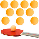 Kit 10 Bolinhas de Tênis de Mesa Marblue ME-E001 – 40mm ABS 3 Estrelas Laranja ITTF Aprovadas