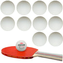 Kit 10 Bolinhas de Tênis de Mesa Ping Pong ABS ME-E001 Uso Profissional e Recreativo (Branca)