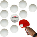 Kit 10 Bolinhas de Tênis de Mesa Ping Pong ABS ME-E001 Uso Profissional e Recreativo (Branca)