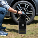 Mini Compressor de Ar Calibrador Portátil de Pneus Display Digital LED Bomba Elétrica com Bateria Recarregável 4000mAh Para Emergências Domésticas