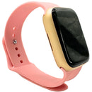 Smartwatch Relógio Inteligente Esportivo GPS Bluetooth 4.0 Tela 1,85" Resistente à água IP67 - Compatível com iOS e Android Notifica Mensagens e Redes Sociais - Tomate (Rosa)