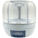 Dispensador de Grãos, 6 Grades, Dispensador Rotativo de Armazenamento de Grãos, Organização para Cozinha Doméstica, 23 cm