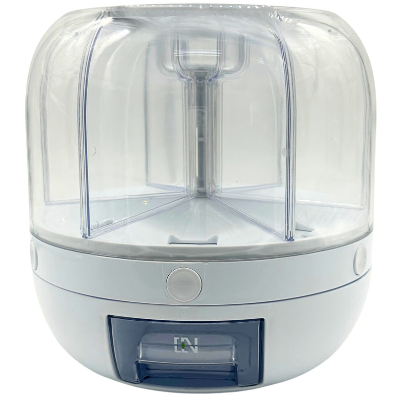 Dispensador de Grãos, 6 Grades, Dispensador Rotativo de Armazenamento de Grãos, Organização para Cozinha Doméstica, 23 cm