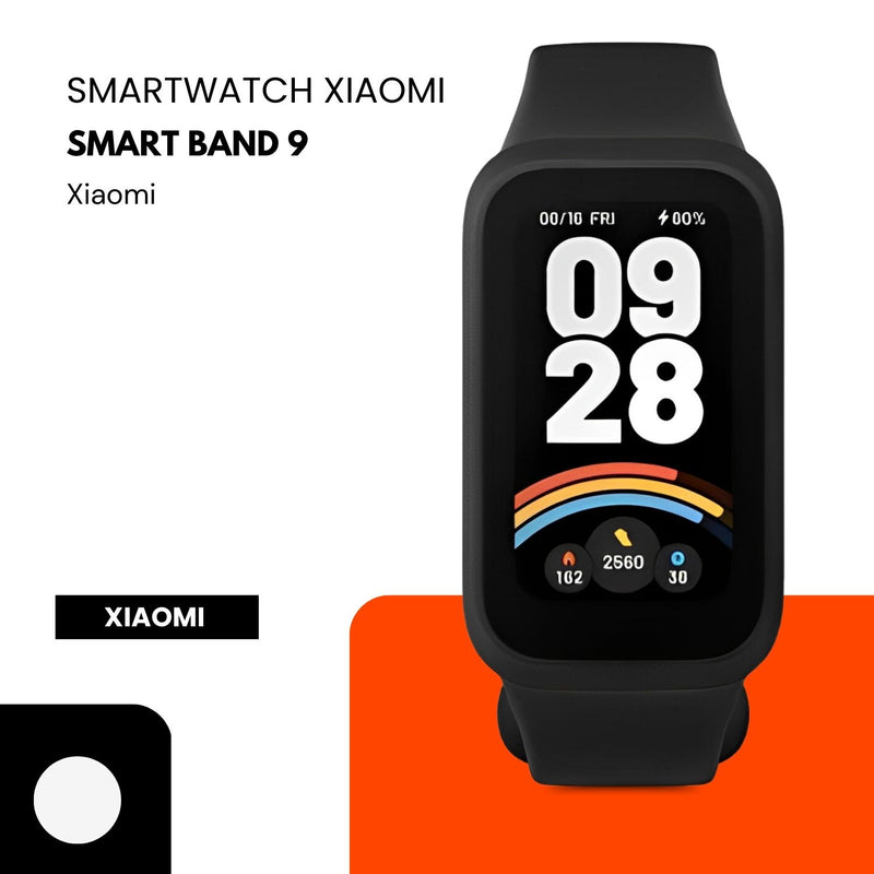 Xiaomi Smart Band 9 Active Global Version 1,47'' Display 18 dias modos de vida útil da bateria monitoramento de saúde e fitness durante todo o dia 5ATM - preto