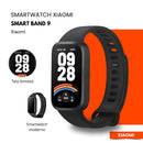 Xiaomi Smart Band 9 Active Global Version 1,47'' Display 18 dias modos de vida útil da bateria monitoramento de saúde e fitness durante todo o dia 5ATM - preto