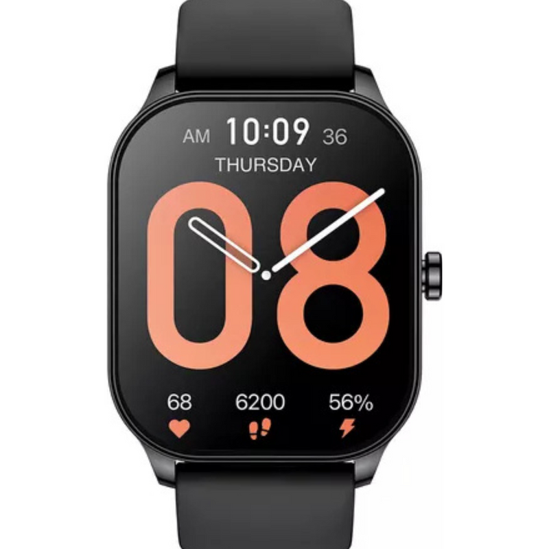 Amazfit Pop 3S Smartwatch 1.91" AMOLED, Monitor Cardíaco, SpO2, GPS, IP68, 100+ Esportes, Compatível Android/iOS
