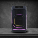 Caixa de Som Bluetooth 5.3 com LED 110W RMS 4000mAh Compatível Entradas, USB, AUX, Microfone e Guitarra